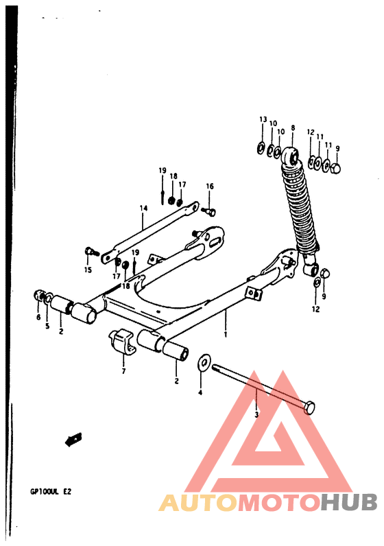 Маятник задний