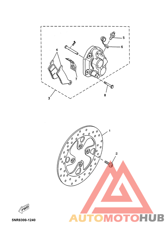 Передний суппорт