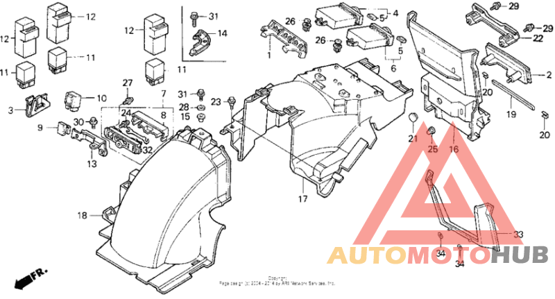 Задний бампер