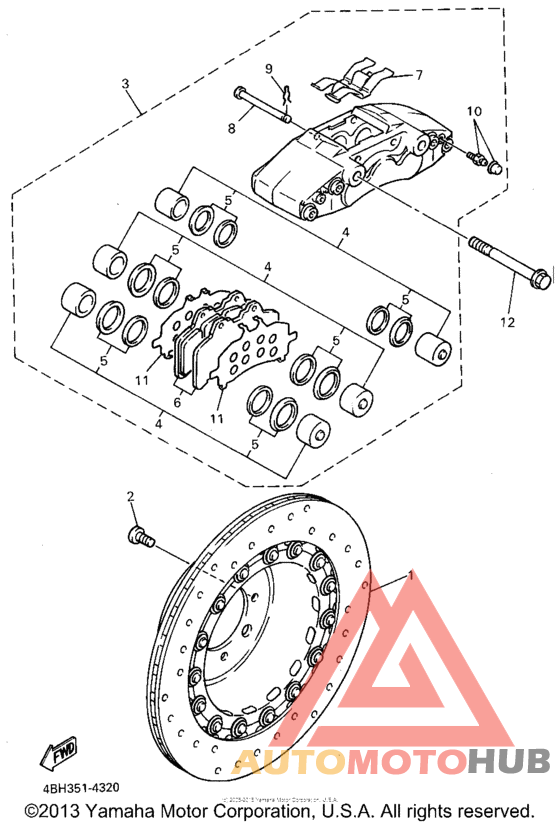 Передний суппорт