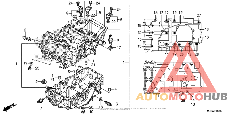 Картер двигателя
