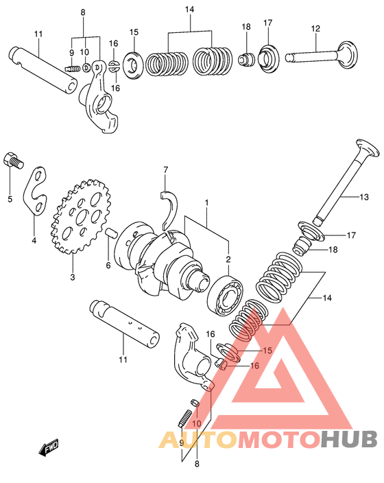Распредвал / клапан