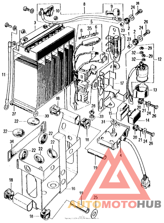Battery + electric plate