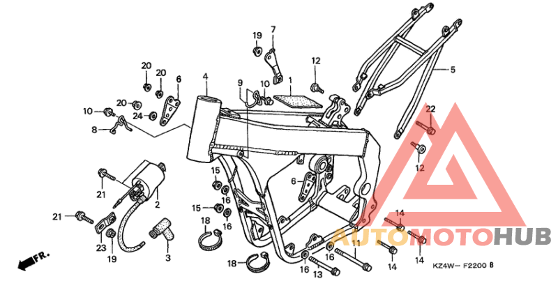 Frame body/ ignition coil