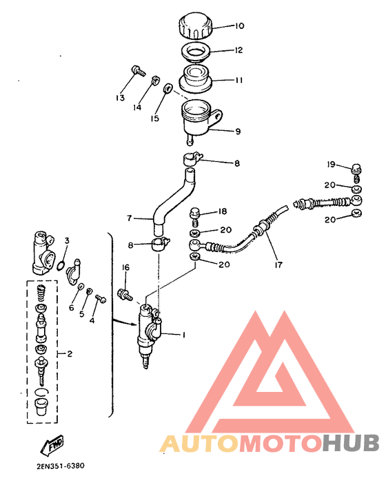 Задний торм цилиндр
