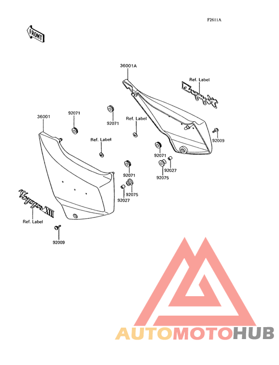 Side covers(zg1200-b8/b9)