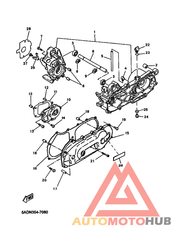 Картер двигателя