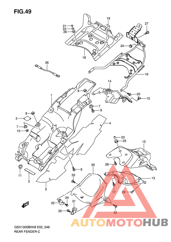 Заднее крыло
