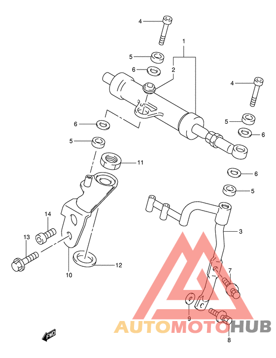 Демпфер рулевой