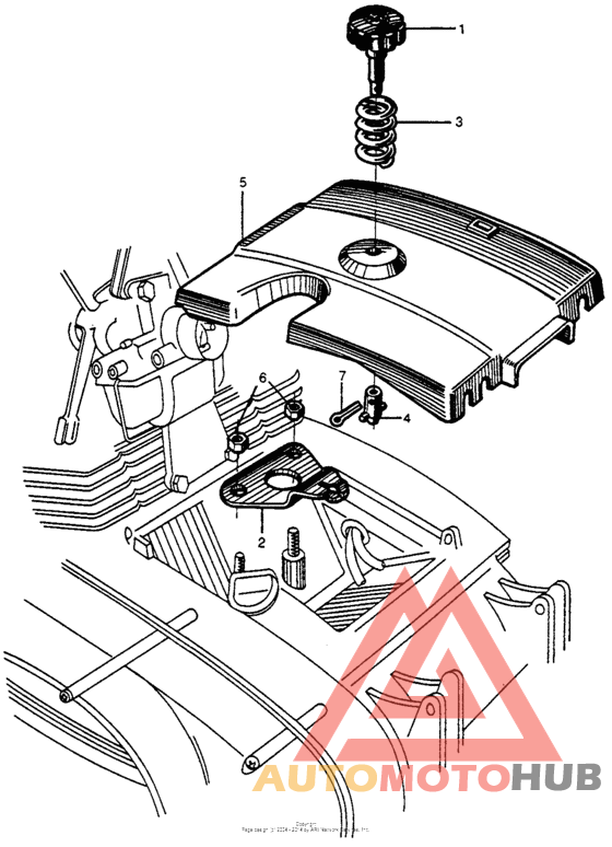 Upper crankcase cover