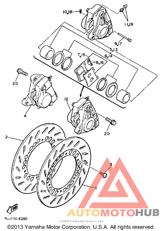 Передний суппорт