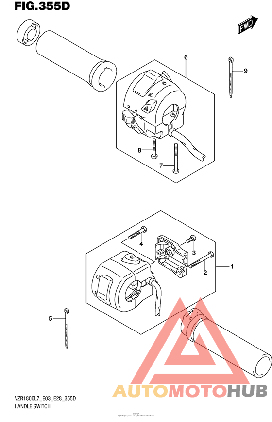 Handle Switch (Vzr1800Bzl7 E33)