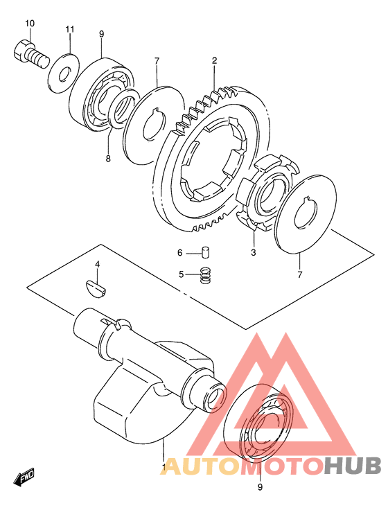 Балансир кривошипа