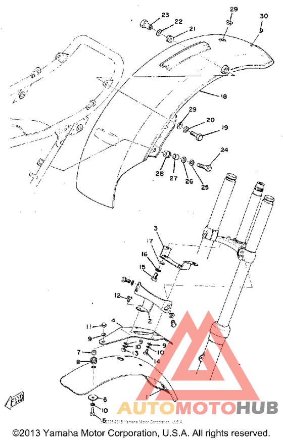Front fender - rear fender