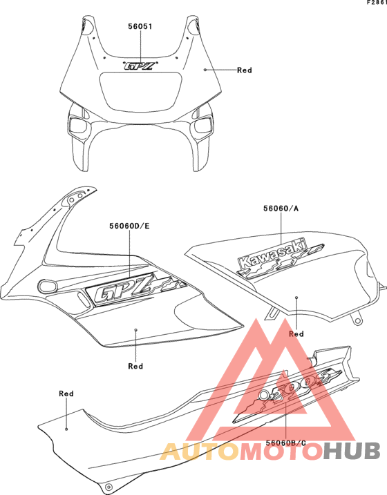 Decals(red)(ex500-d1)