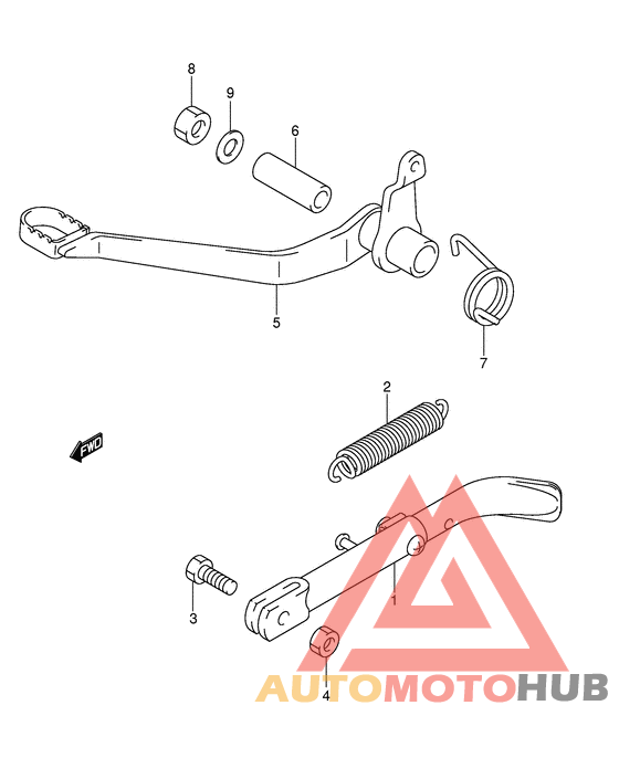 Передний суппорт
