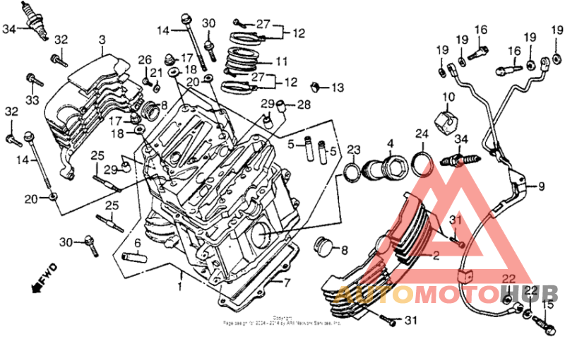 Front cylinder