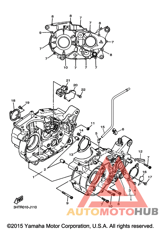 Картер двигателя
