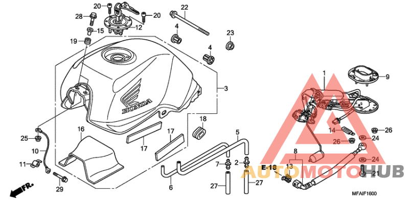 Fuel tank/fuel pump