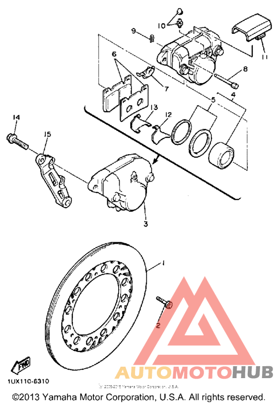 Задний суппорт