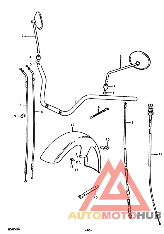 Handlebar - front fender