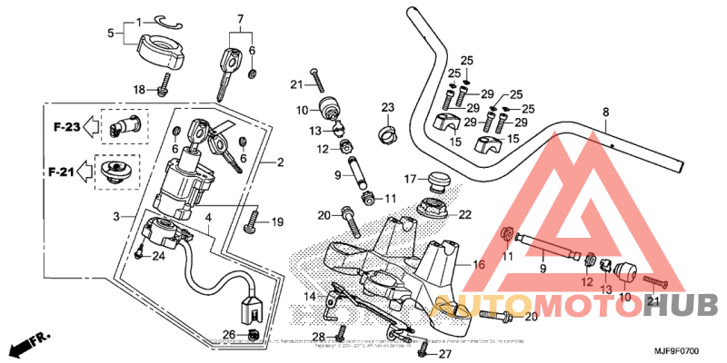 Handlebar + Top Bridge