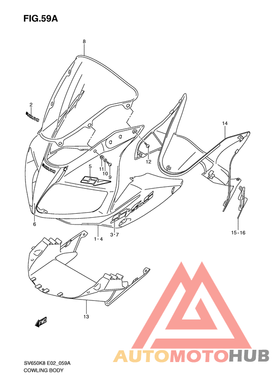 Cowling body