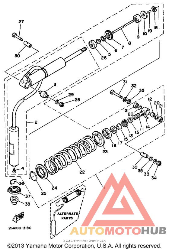 Амортизаторы задние