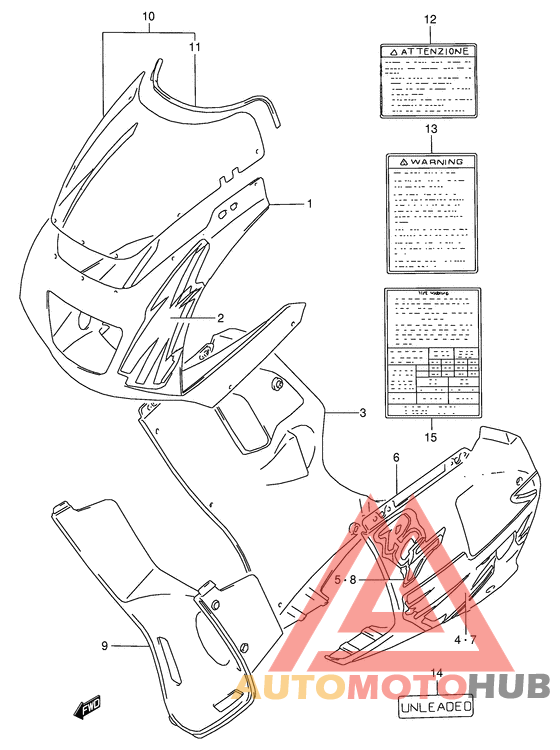 Cowling body