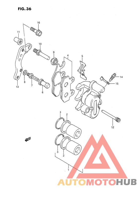 Передний суппорт