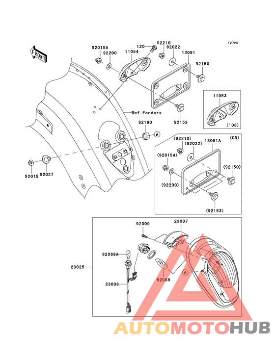Taillight unit ass`y
