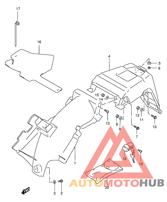 Заднее крыло