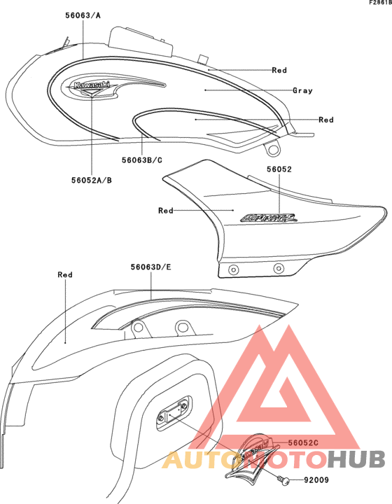 Decals(red/gray)