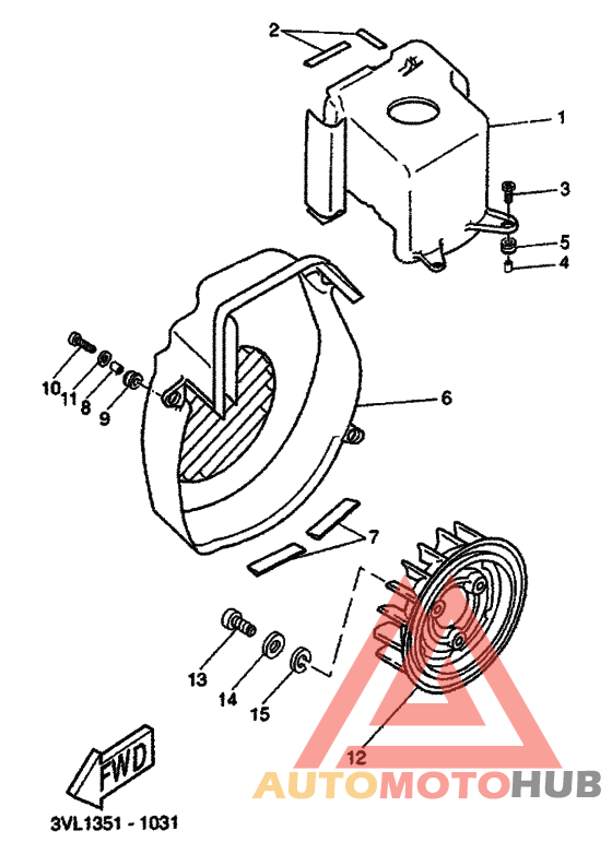 Воздухоотвод и вентилятор