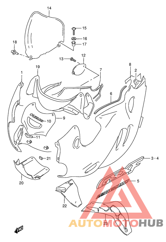 Cowling body