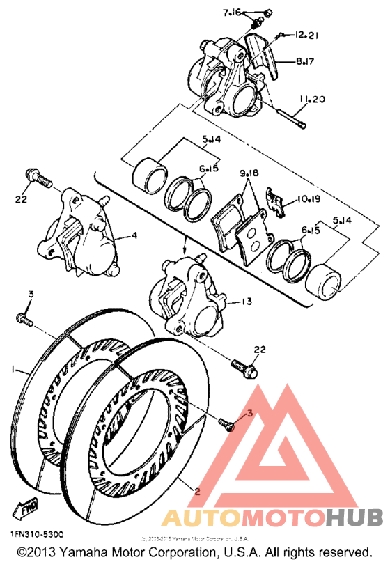 Передний суппорт
