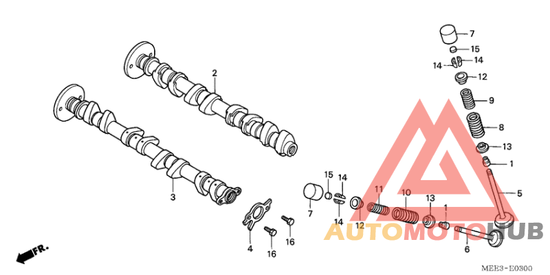 Распред вал/клапана