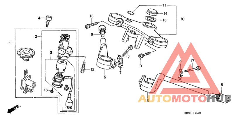 Handle pipe/top bridge