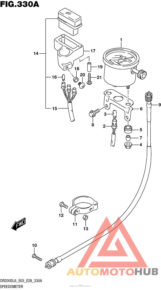 Speedometer (Dr200Sl6 E03)
