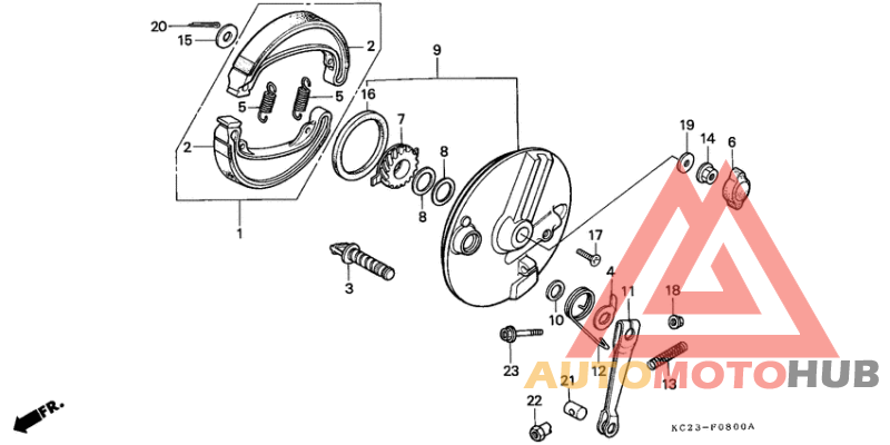 Передний тормоз