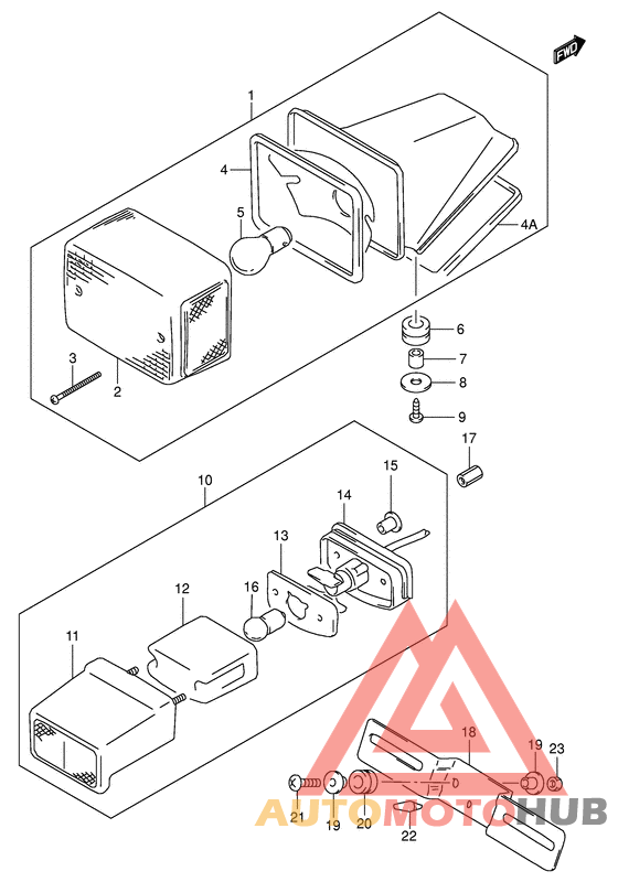 Задний фонарь