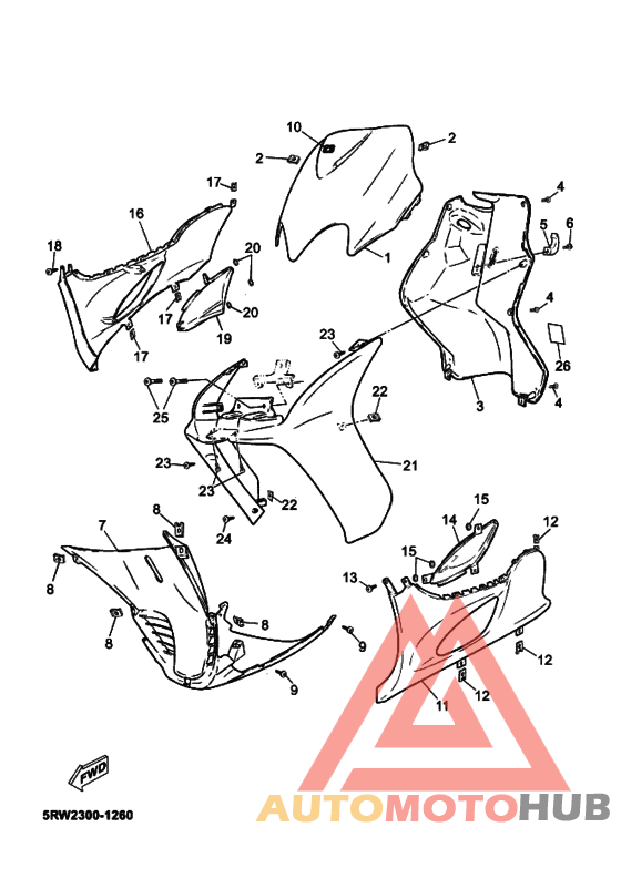 Щиток облицовочный