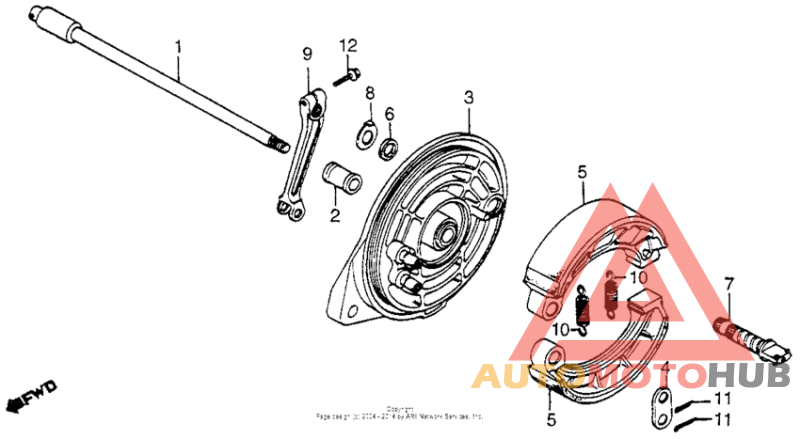 Задний тормоз
