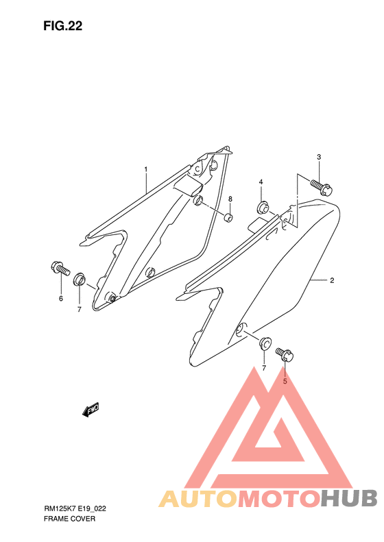 Обтекатель задний