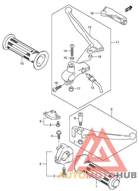 Рулевой рычаг