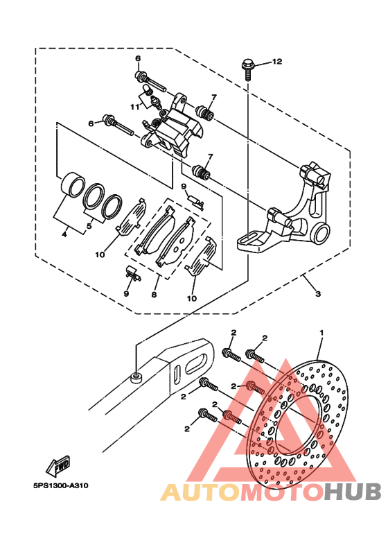Задний суппорт