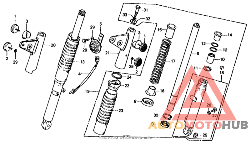 Передняя вилка
