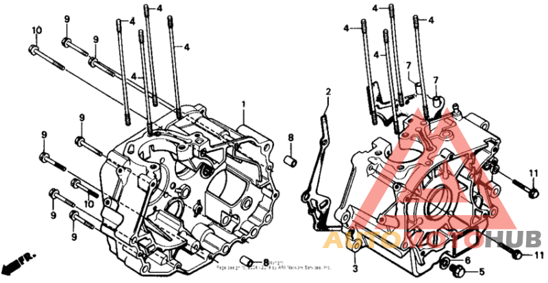 Картер двигателя