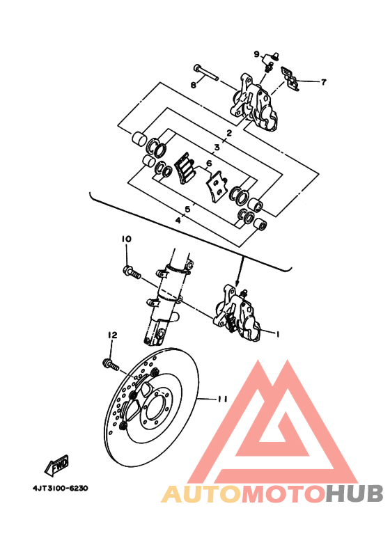 Передний суппорт