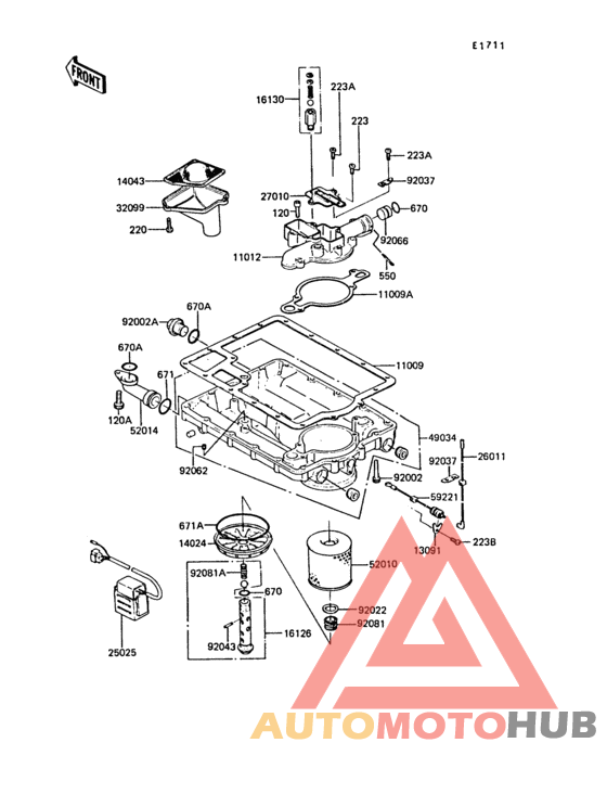 Oil pan/oil filter